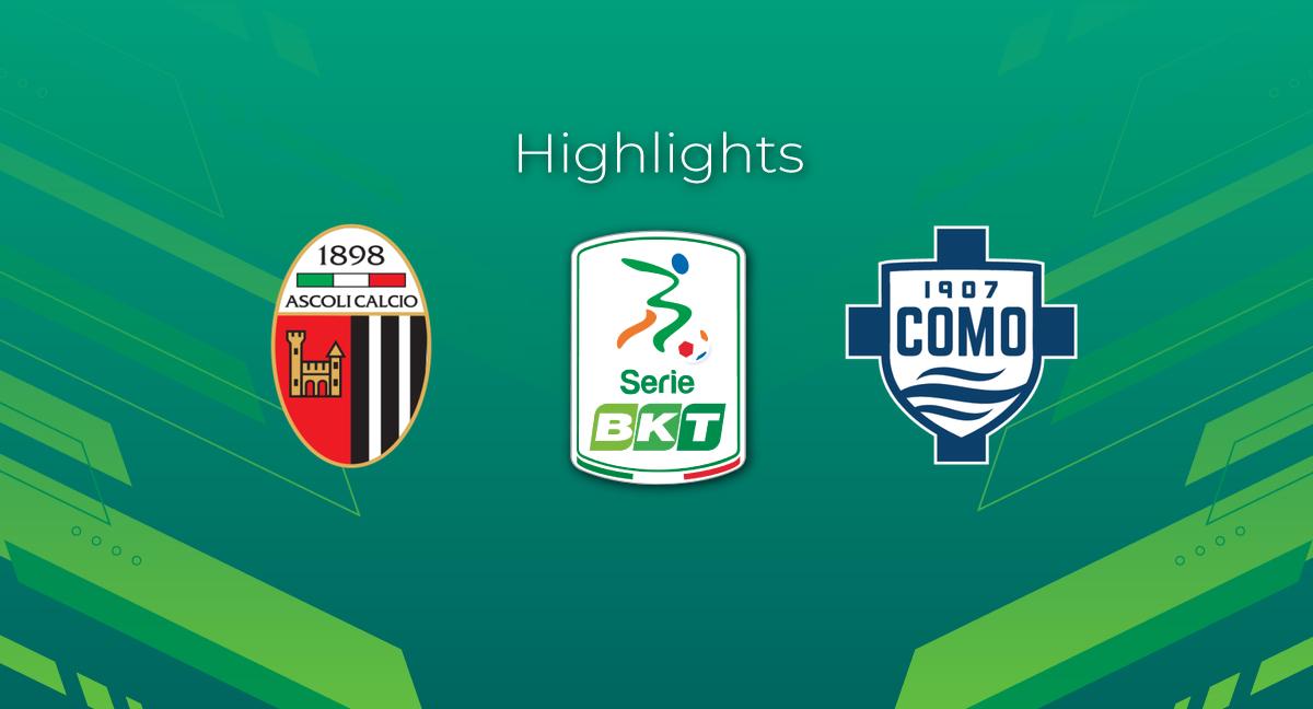Highlight Ascoli - Como del 11 novembre 2023 - Serie BKT