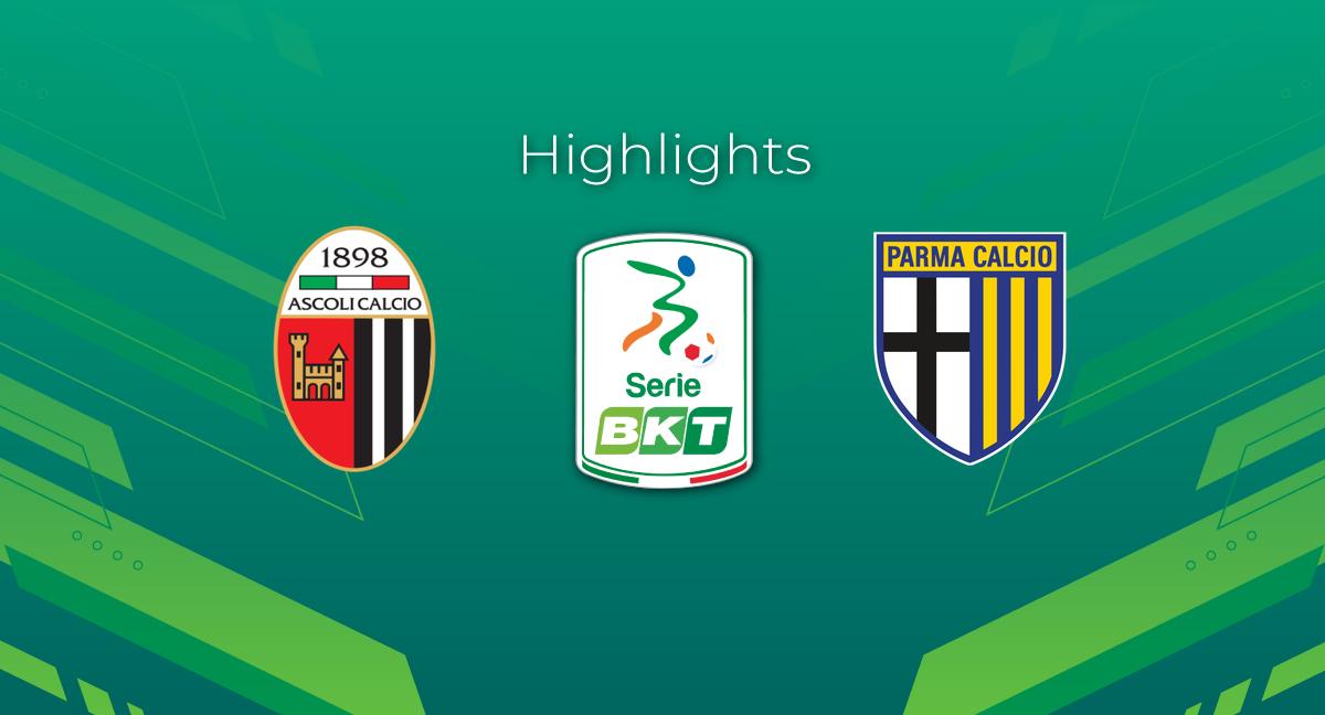 Highlight Ascoli - Parma del 28 ottobre 2023 - Serie BKT