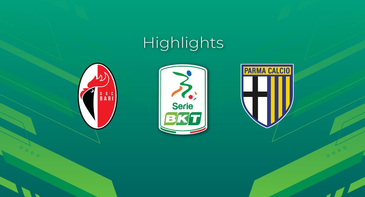 Highlight Bari - Parma del 1 maggio 2024 - Serie BKT