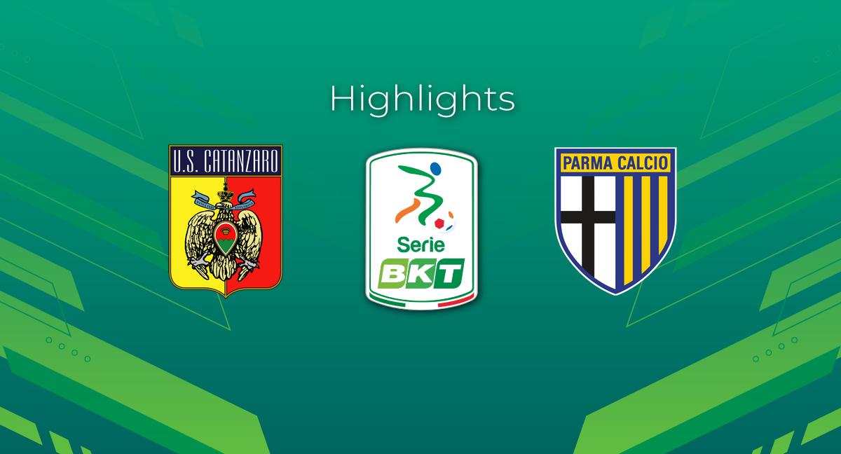 Highlight Catanzaro - Parma del 17 settembre 2023 - Serie BKT