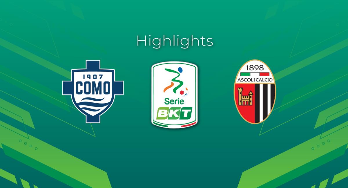 Highlight Como - Ascoli del 27 gennaio 2024 - Serie BKT