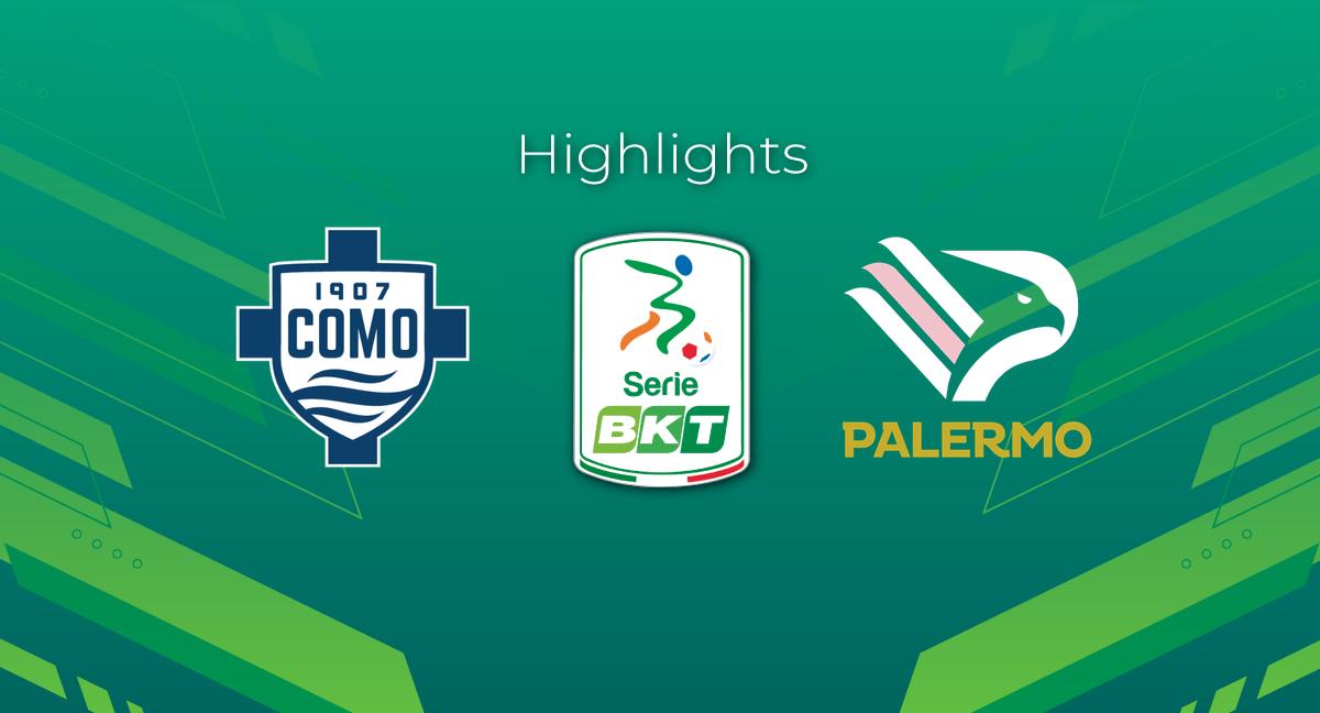 Highlight Como - Palermo del 23 dicembre 2023 - Serie BKT