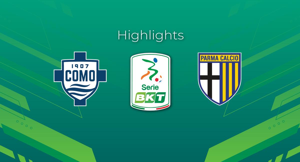 Highlight Como - Parma del 24 febbraio 2024 - Serie BKT