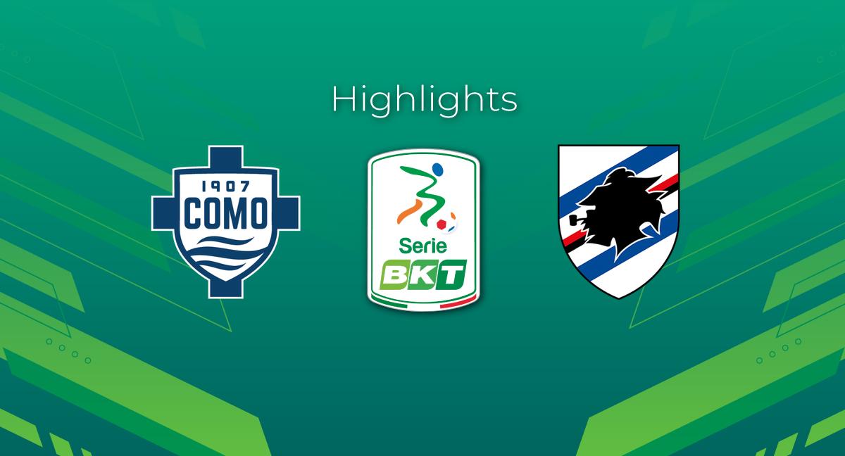 Highlight Como - Sampdoria del 26 settembre 2023 - Serie BKT