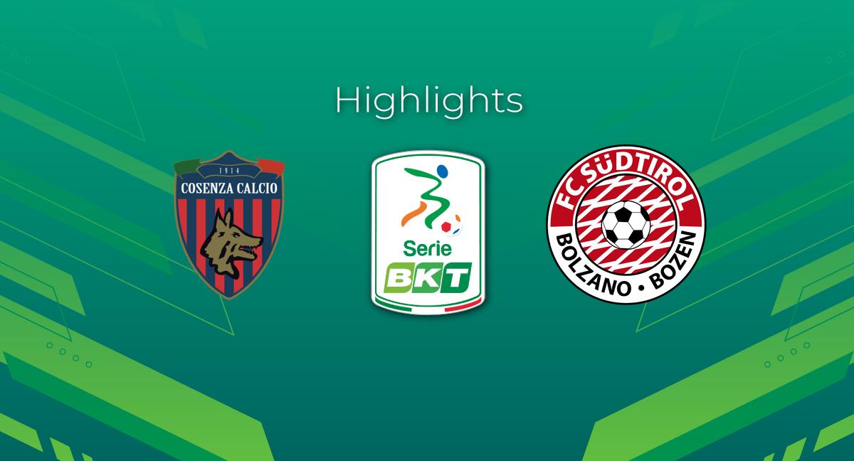 Highlight Cosenza - Südtirol del 16 settembre 2023 - Serie BKT