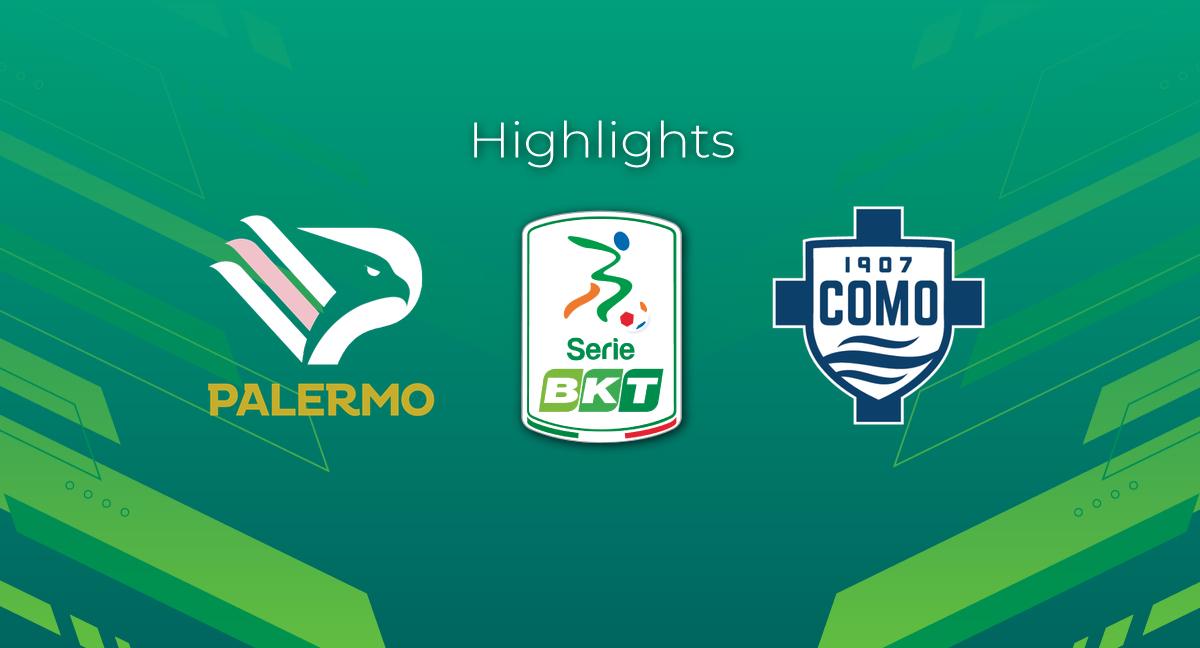 Highlight Palermo - Como del 17 febbraio 2024 - Serie BKT