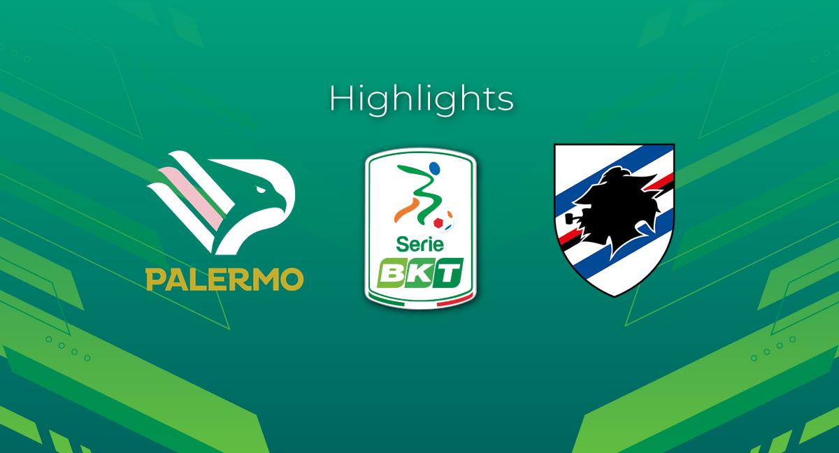 Highlight Palermo - Sampdoria del 6 aprile 2024 - Serie BKT