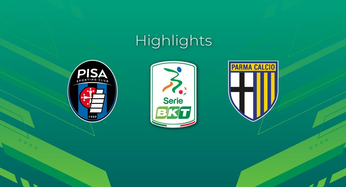 Highlight Pisa - Parma del 29 agosto 2023 - Serie BKT