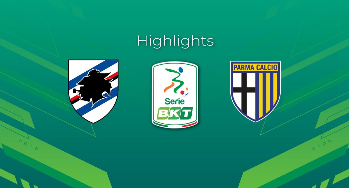 Highlight Sampdoria - Parma del 19 gennaio 2024 - Serie BKT