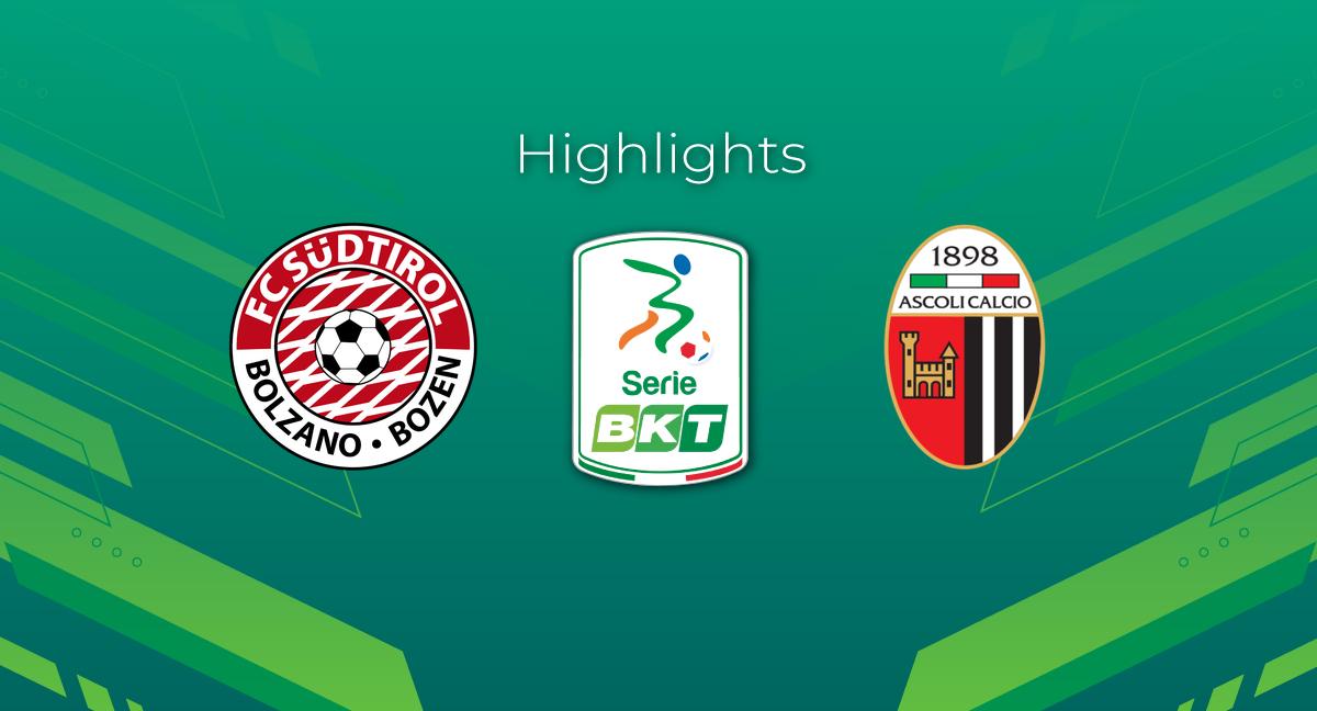 Highlight Südtirol - Ascoli del 2 settembre 2023 - Serie BKT