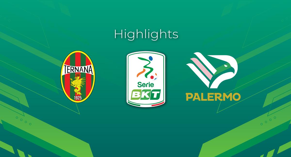 Highlight Ternana - Palermo del 26 novembre 2023 - Serie BKT