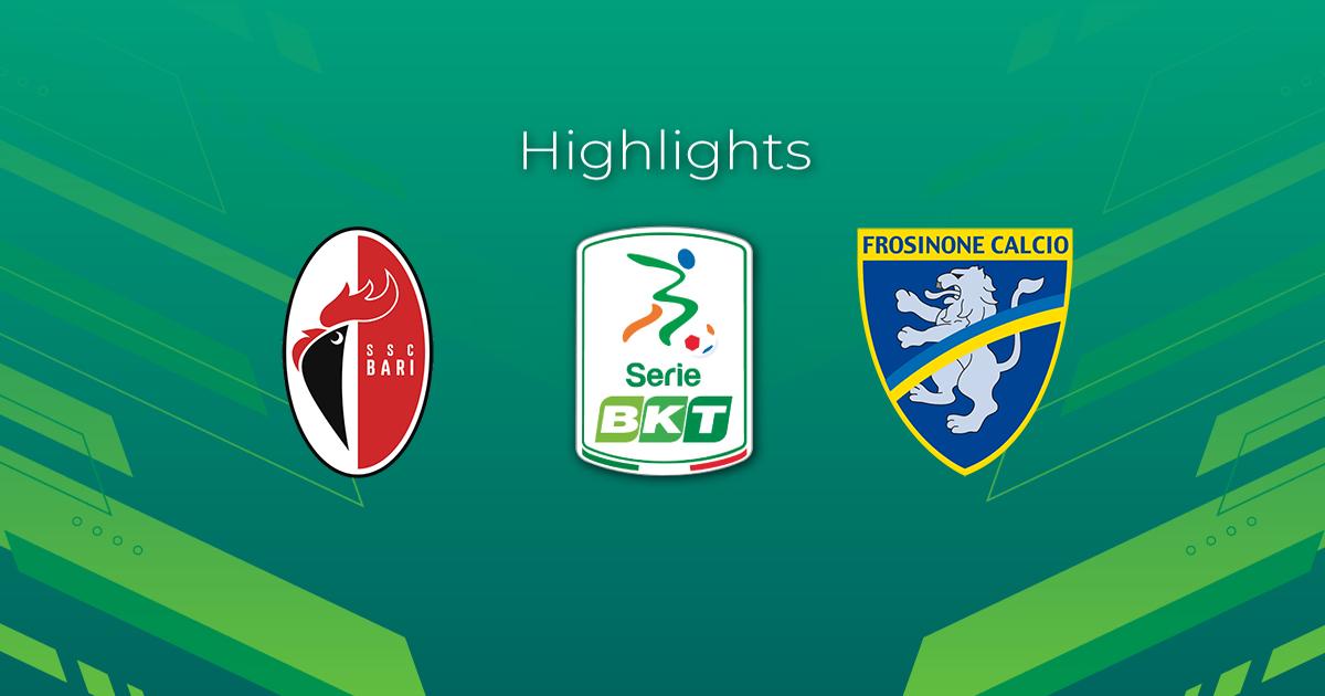 Highlight Bari - Frosinone del 11 marzo 2023 - Lega Serie B