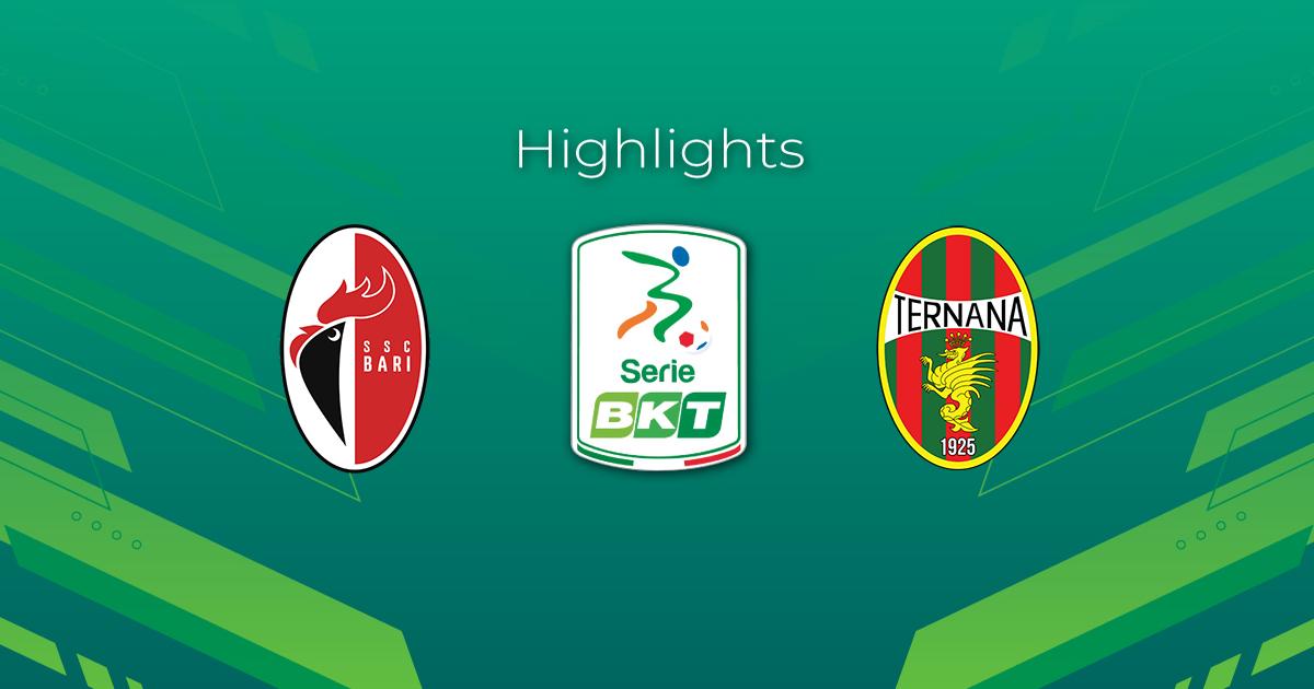 Highlight Bari - Ternana del 28 ottobre 2022 - Lega Serie B