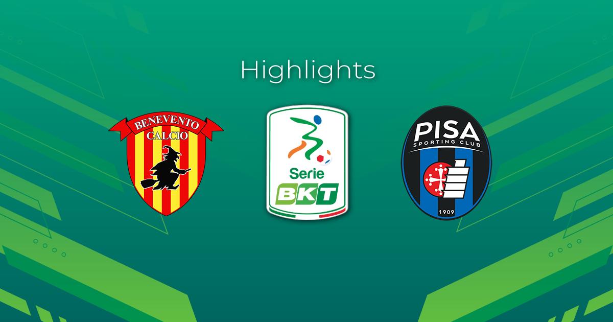 Highlight Benevento - Pisa del 29 ottobre 2022 - Lega Serie B