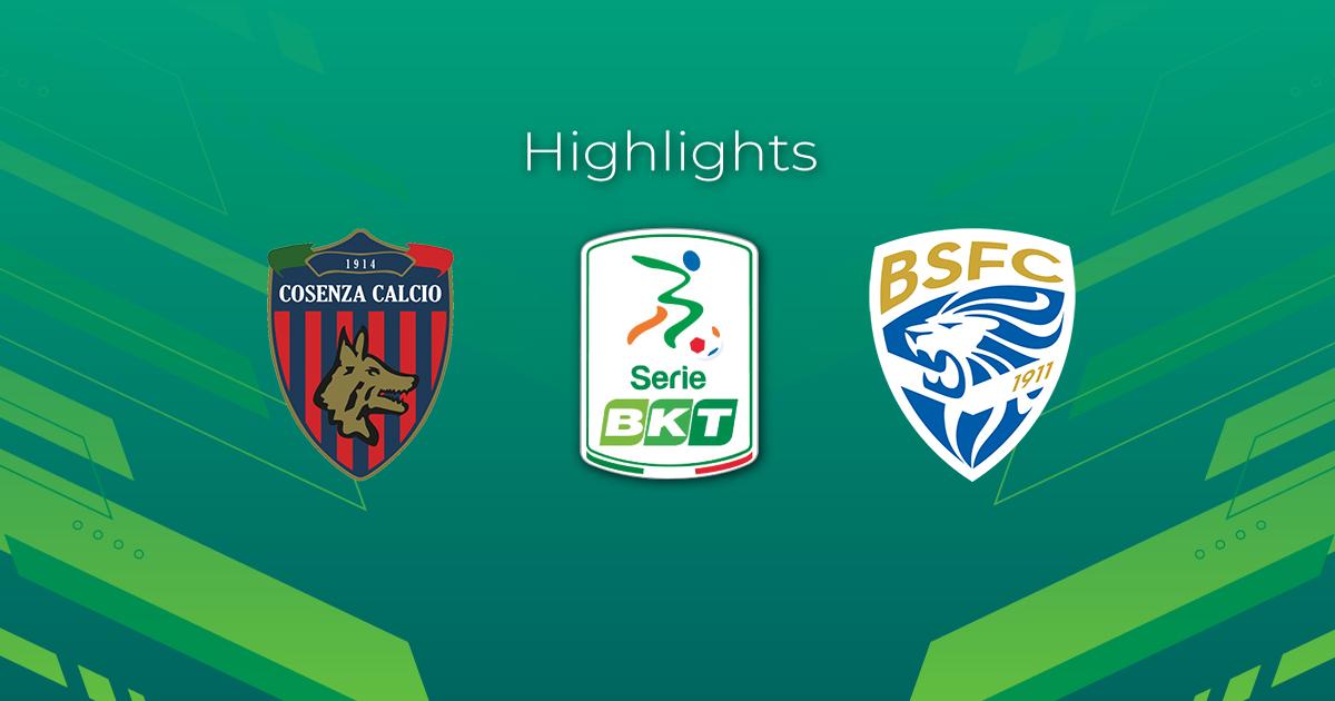 Highlight Cosenza - Brescia del 25 Maggio 2023 - Serie BKT