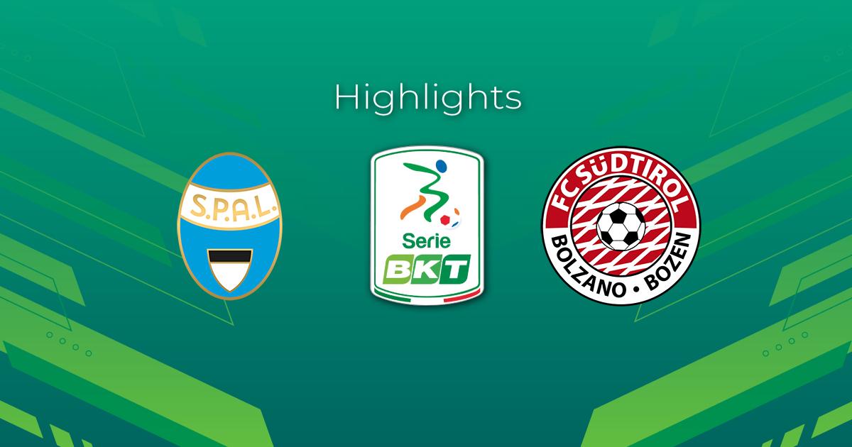 Highlight SPAL - Sudtirol del 29 ottobre 2022 - Lega Serie B