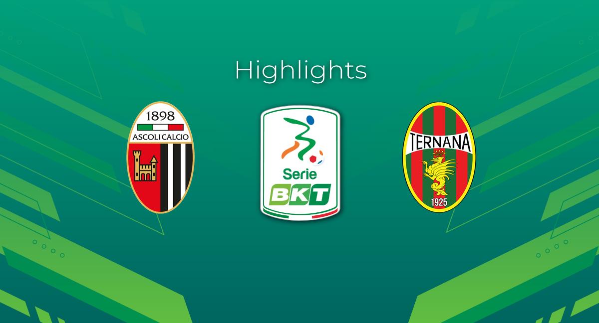 Ascoli - Ternana 2-0: gol e highlights | Serie BKT