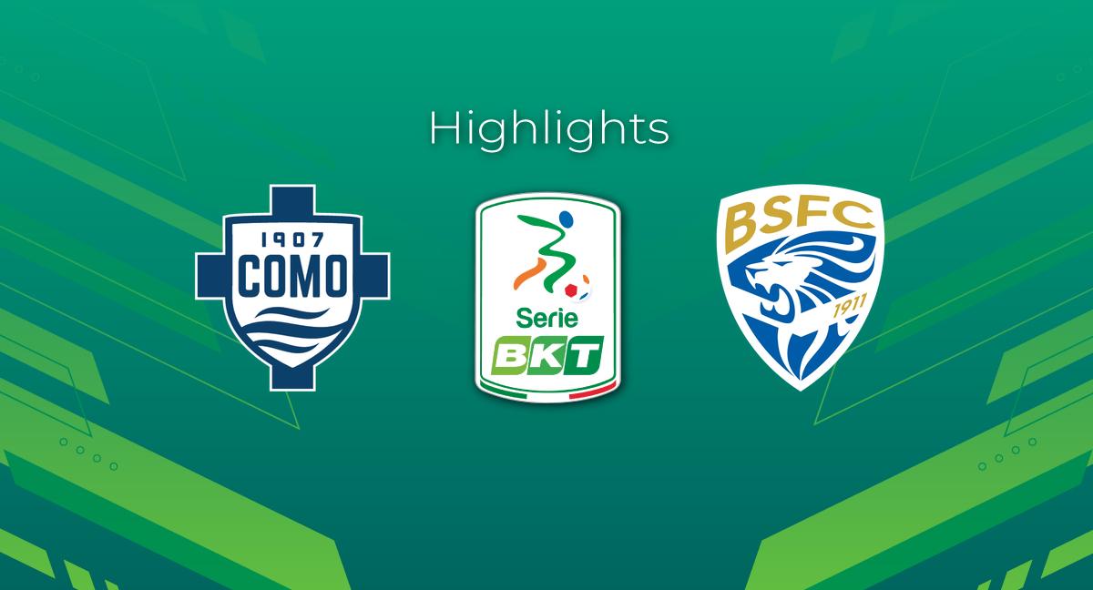 Highlight Como - Brescia del 9 febbraio 2024 - Serie BKT