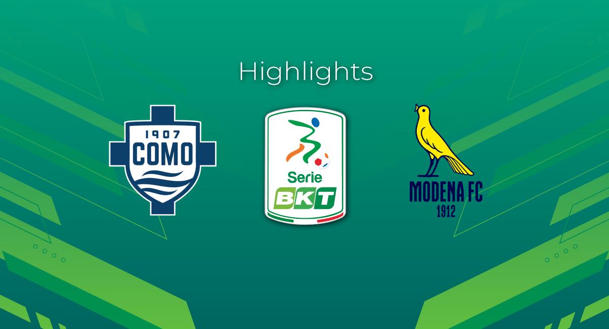 Highlight Como - Modena del 10 dicembre 2023 - Serie BKT