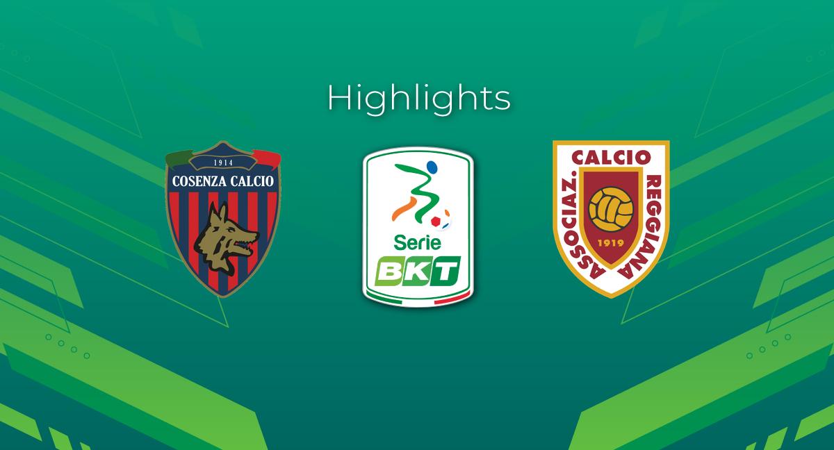Highlight Cosenza - Reggiana del 11 novembre 2023 - Serie BKT