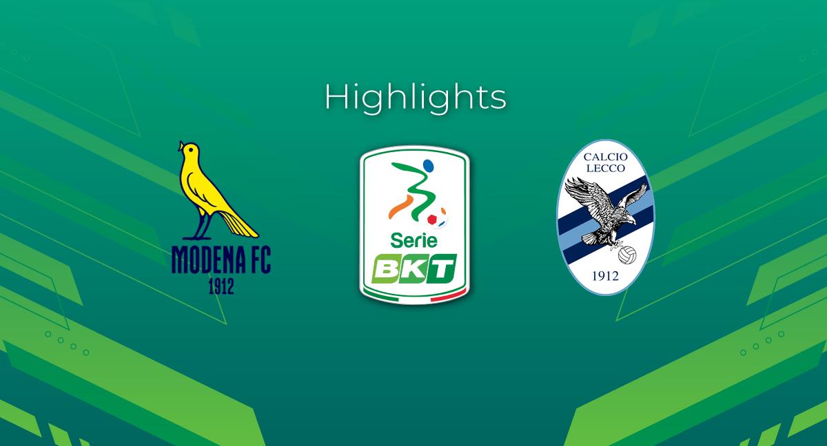 MODENA-CAGLIARI 2-0  SERIE BKT, GLI HIGHLIGHTS 