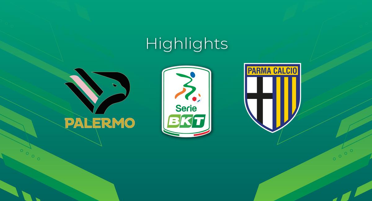 Highlight Palermo - Parma del 20 aprile 2024 - Serie BKT